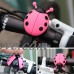Gracefulvara Bicycle Bell Ladybug Bike Alarm for Girls Kids Pink - B077VK7GT8